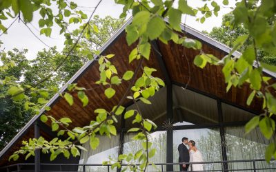 Shannon & Michael at The Woodhouse Lodge
